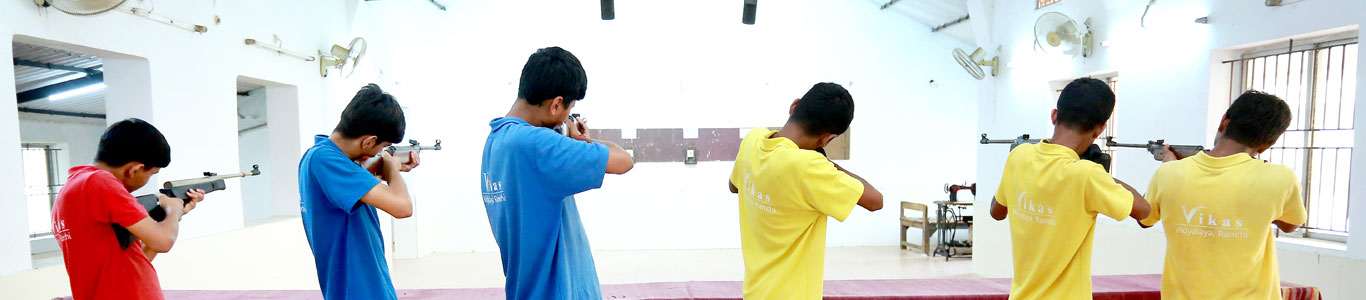 Rifle Shooting Game in Vikas Vidyalaya